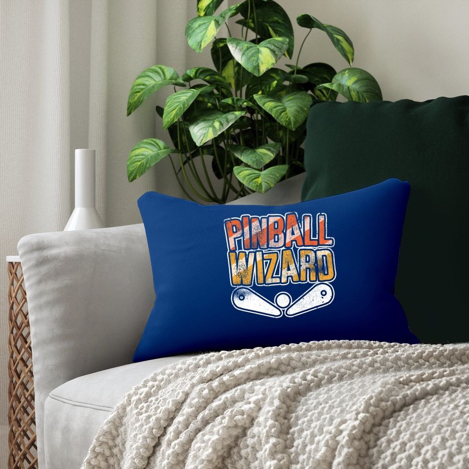 Pinball Lumbar Pillow For Pinball Wizard