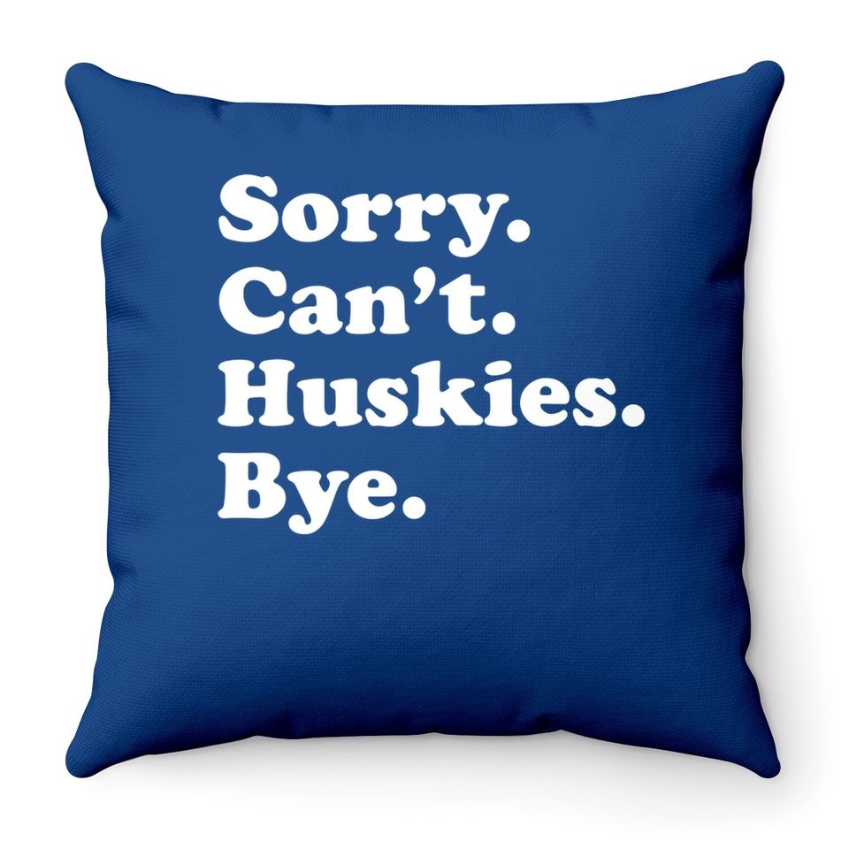 Husky Gift For Boys Or Girls Throw Pillow