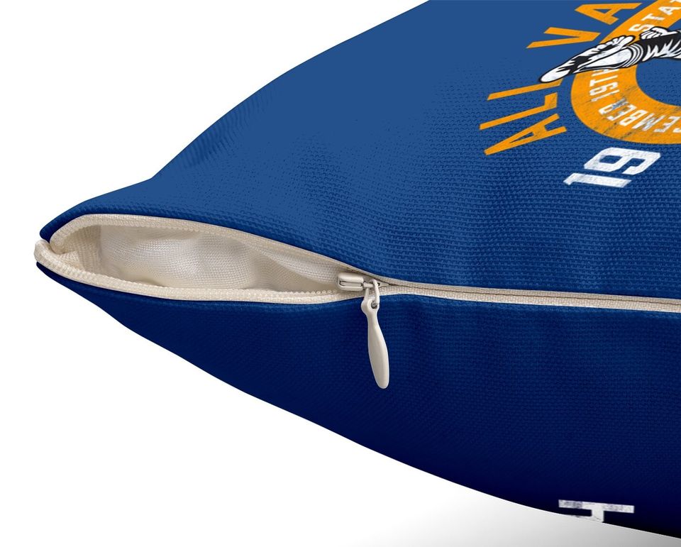 Old School All Valley Karate Championship Retro Graphic Throw Pillow