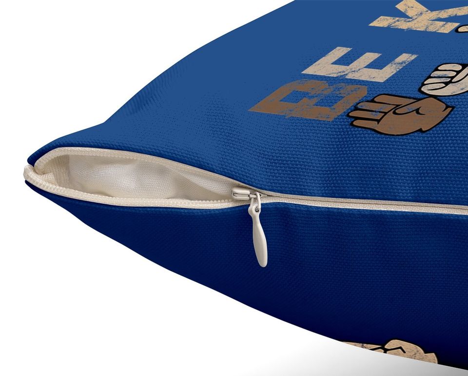 Be Kind Sign Language Racial Equality Teachers Melanin Asl Premium Throw Pillow