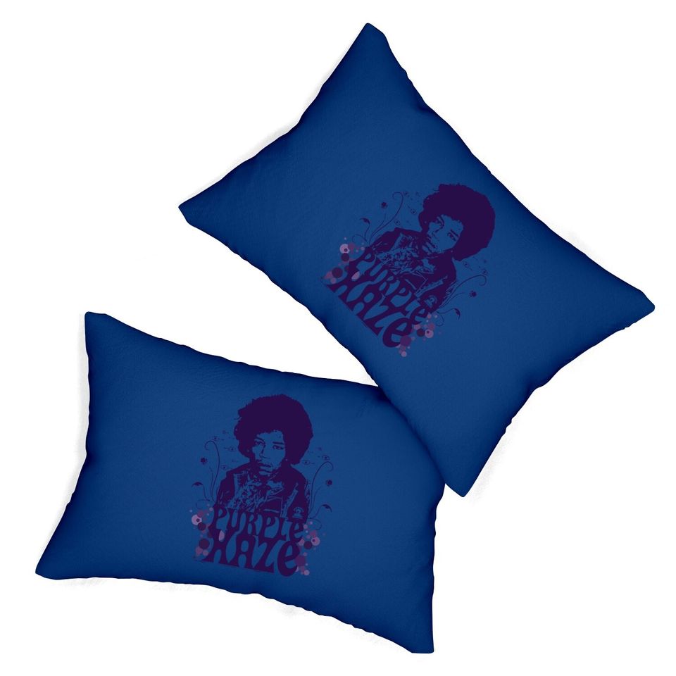 Jimi Hendrix - Purple Haze Lumbar Pillow