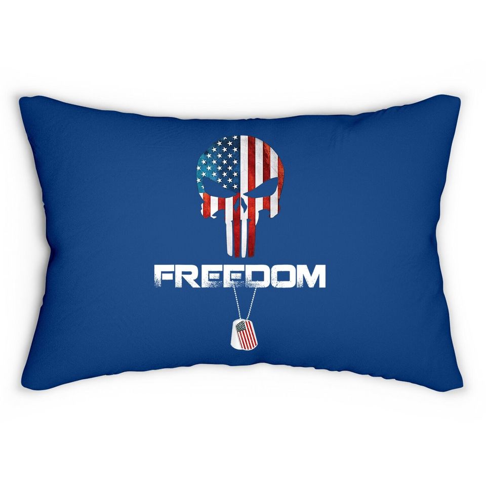 Veteran Day Memorial Day Freedom  lumbar Pillow