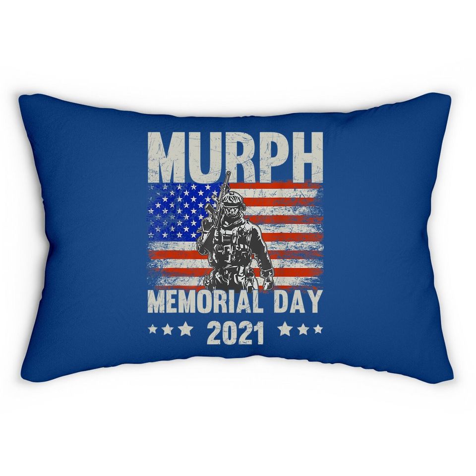 Memorial Day Murph Lumbar Pillow Us Military Lumbar Pillow