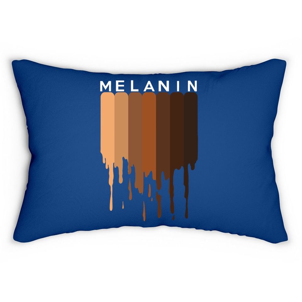 Melanin Black Pride Black History Funny Gift Lumbar Pillow