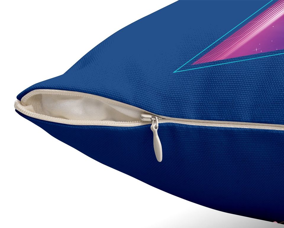 Sakura Vaporwave Cherry Blossom Retro 90s Aesthetic Japanese Throw Pillow