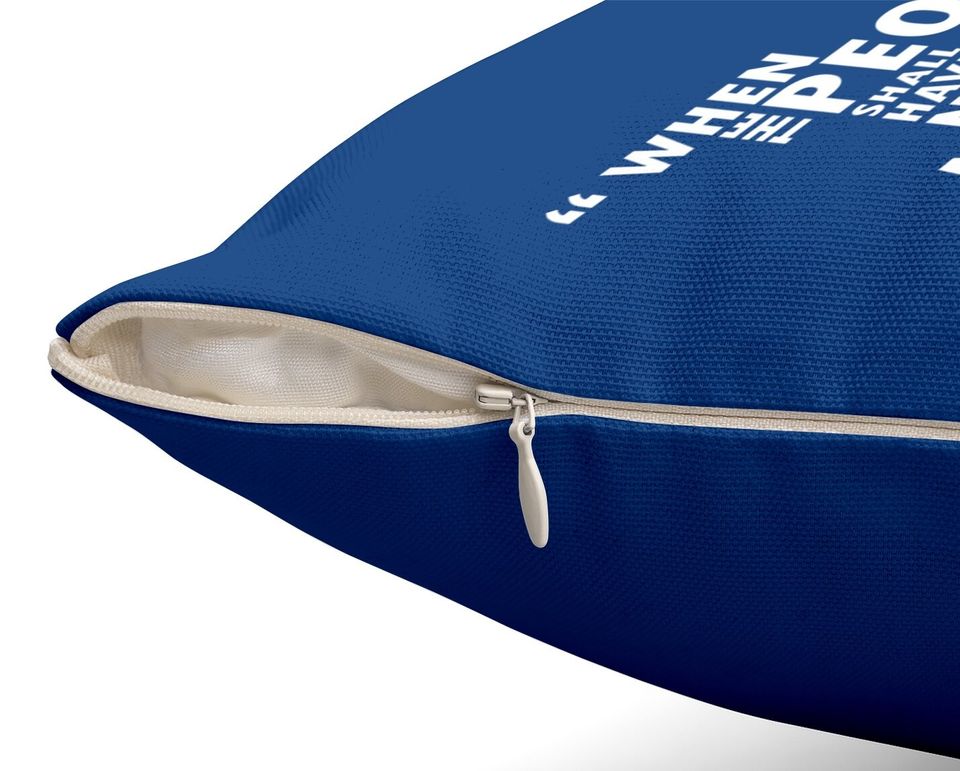 Philosophy Rousseau Quote  eat The Rich Throw Pillow