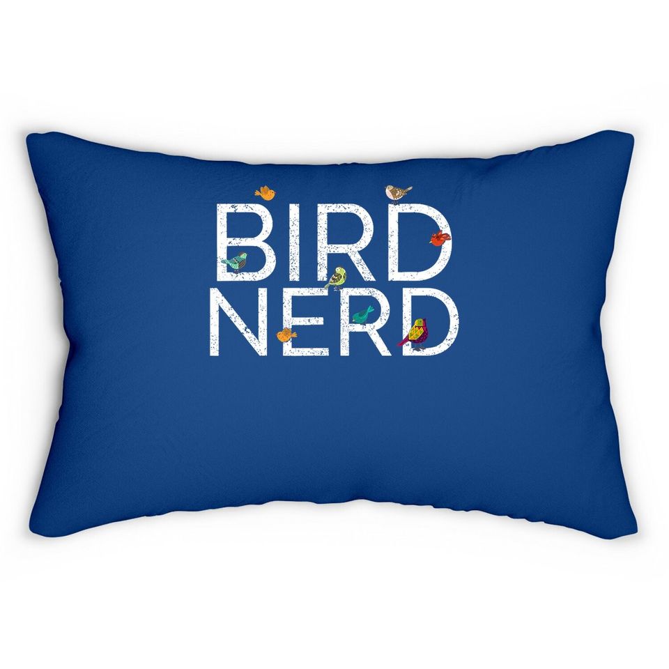 Epicwear Bird Nerd Bird Watcher Watching Lumbar Pillow