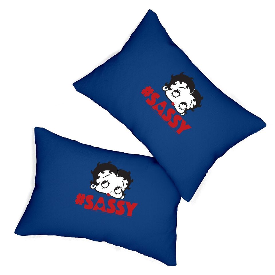 Betty Boop #sassy Lumbar Pillow