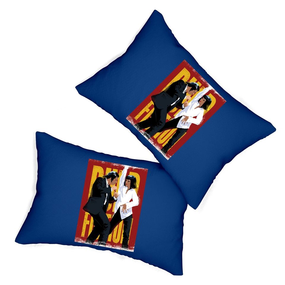 Nirvan Pulp Fiction Dance Lumbar Pillow