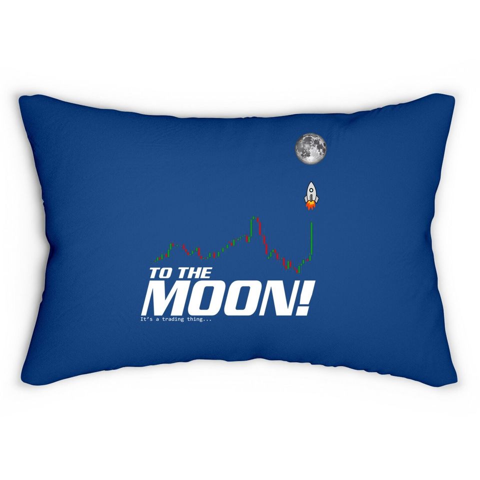 Bitcoin Lovers To The Moon Btc Crypto Trading Lumbar Pillow