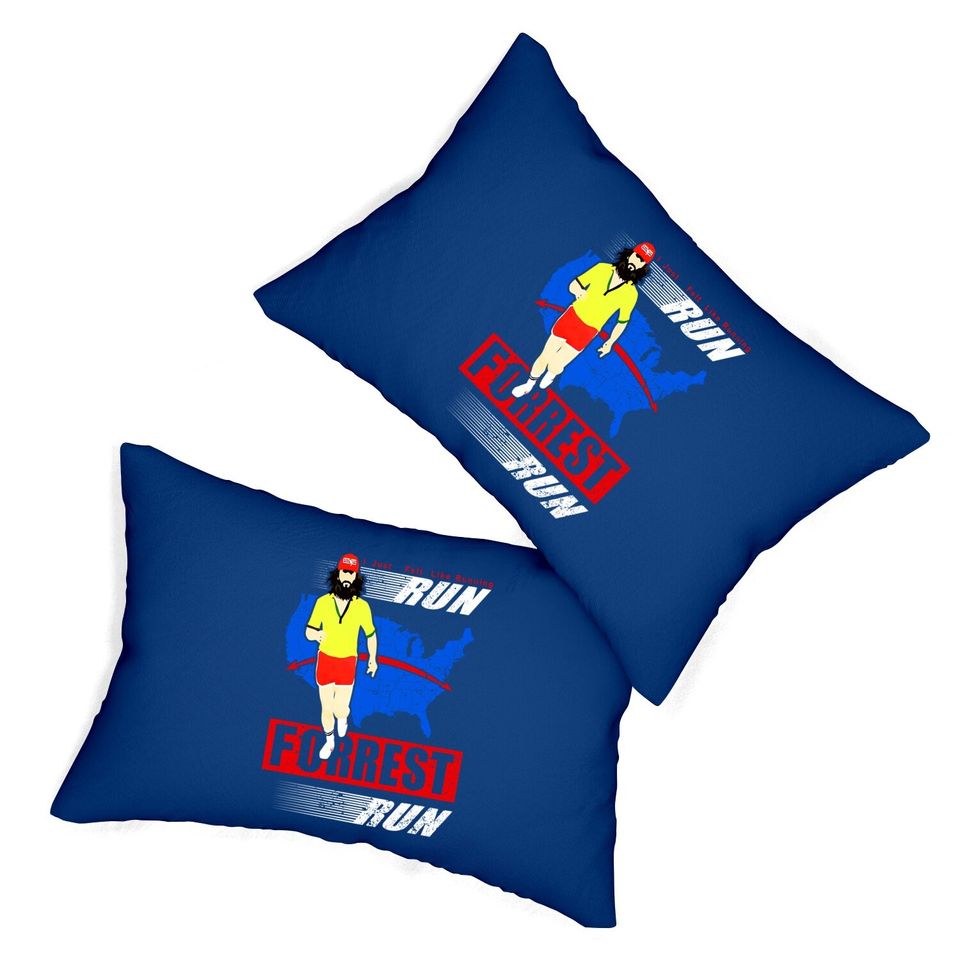 Forrest Gump Run Forrest Run Tom Hanks Lumbar Pillow