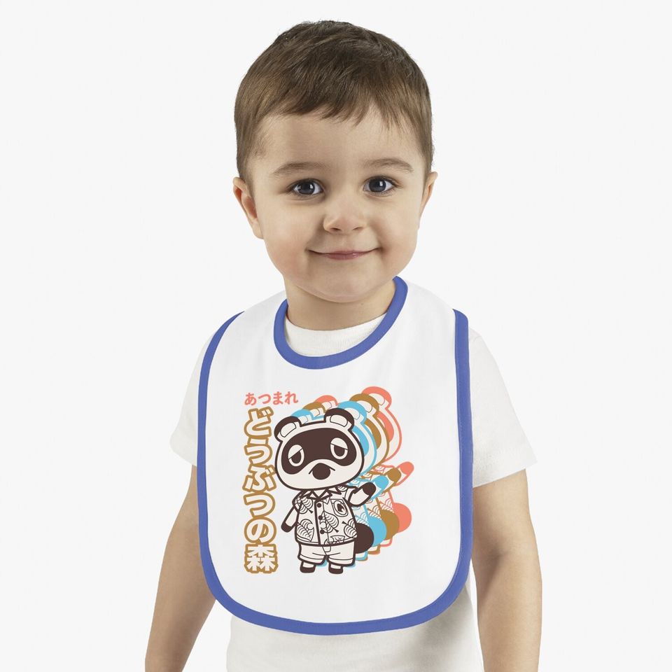 Animal Crossing Tom Nook Bibs