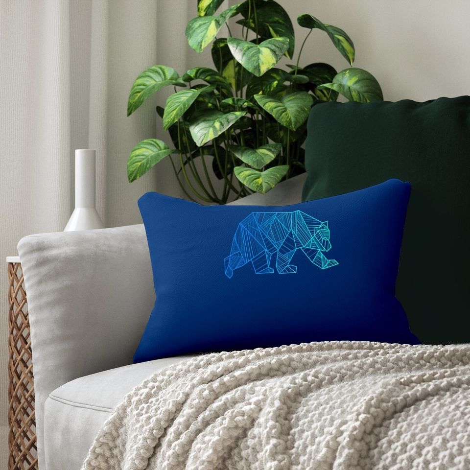 Graphic Bear Lumbar Pillow