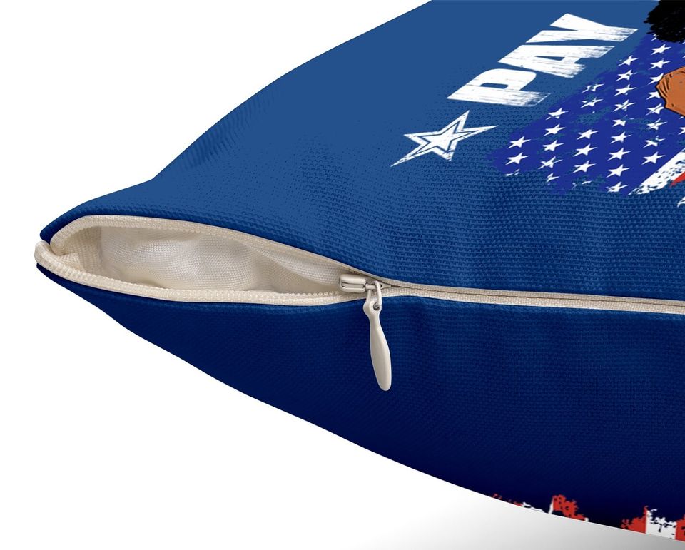 Pay Like A White Man Melanin Equality Equal Wage Throw Pillow