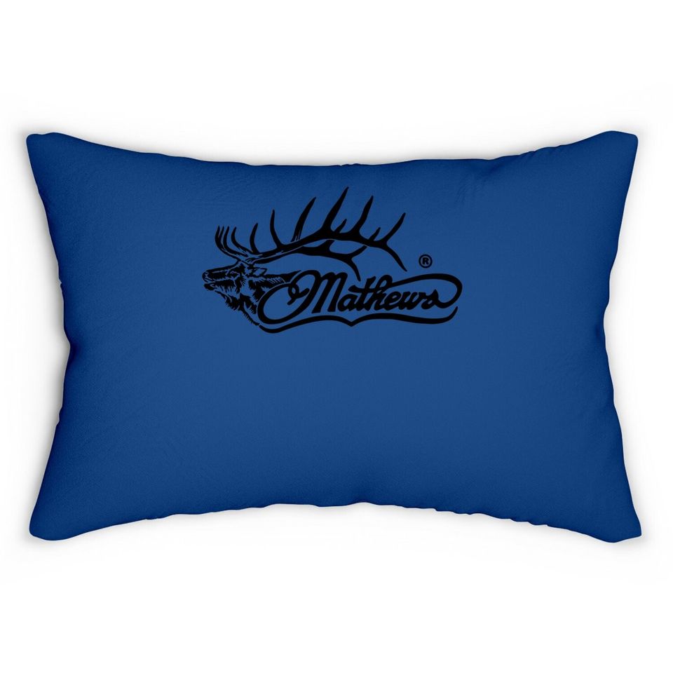 Mathews Elk Hunting Logo'd Archery Lumbar Pillow