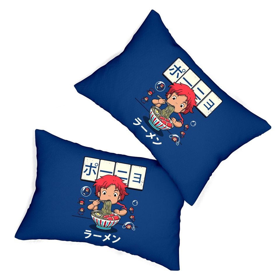 Ponyo Goldfish Ralumbar Pillow