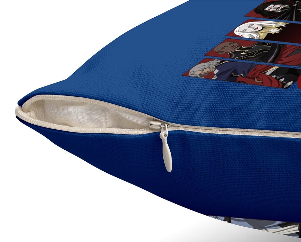 Castlevania Character Panels Throw Pillow