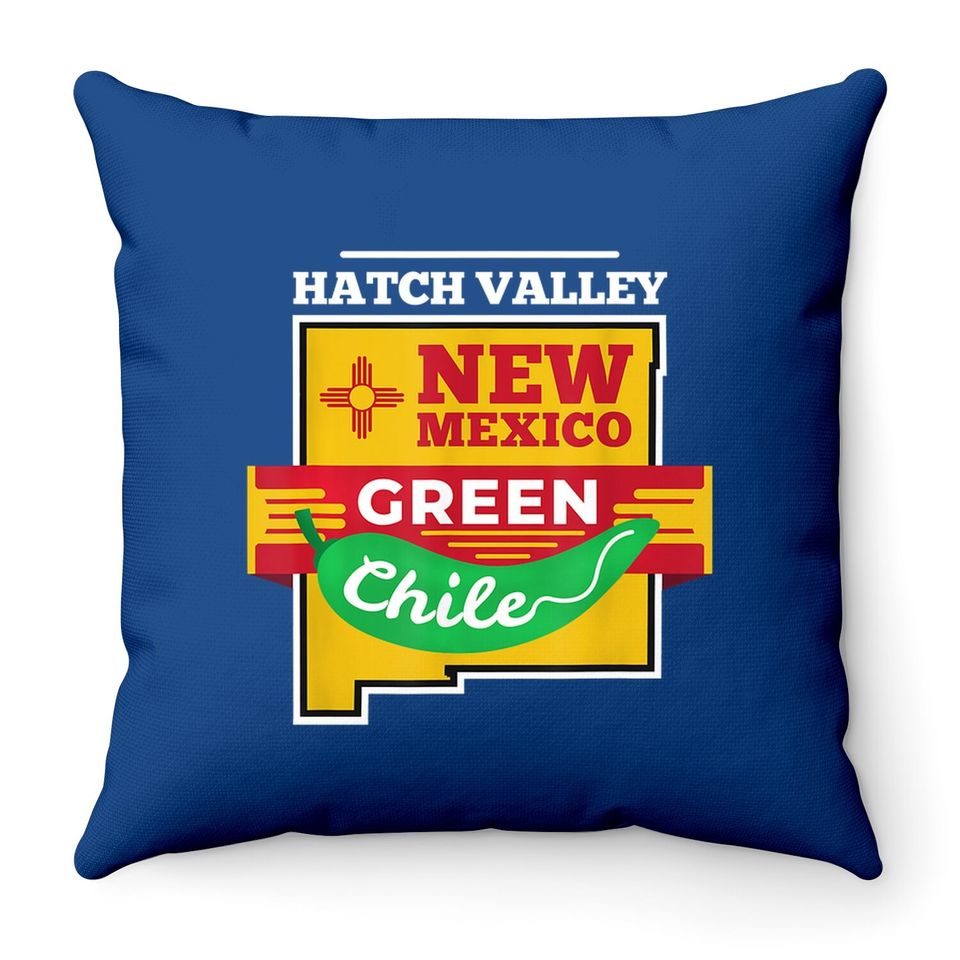 New Mexico Hatch Chile Green Chili Pepper Throw Pillow