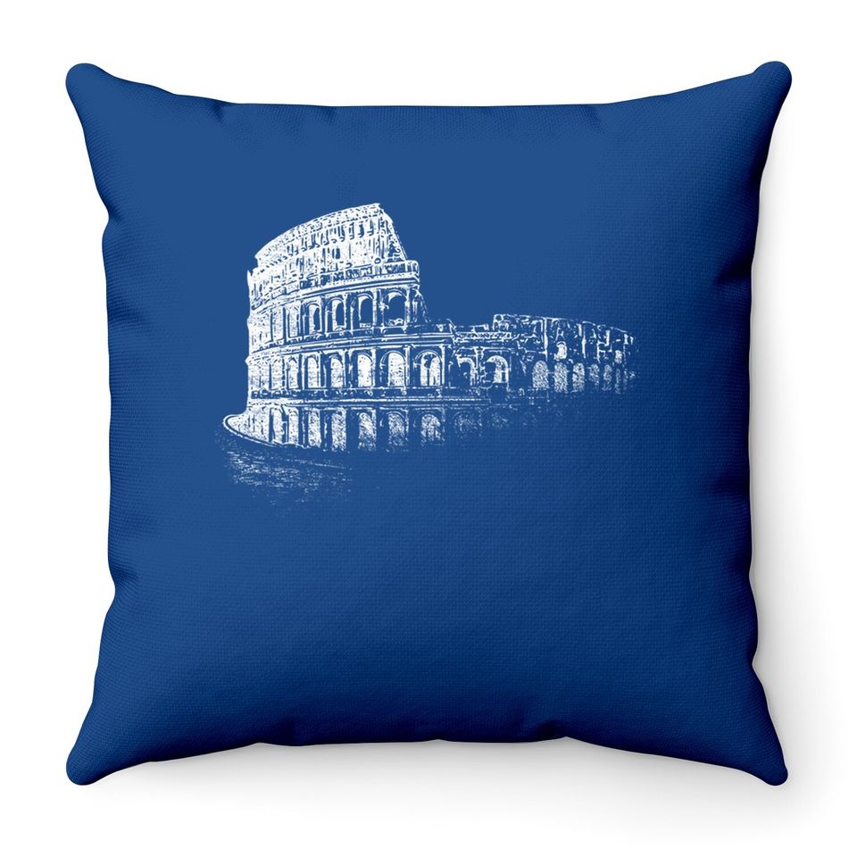 Rome Colosseum Italy Throw Pillow