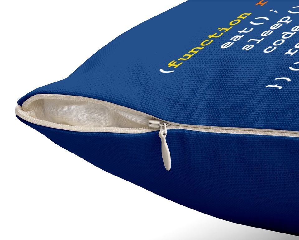 Computer Science Programmer Eat Sleep Code Throw Pillow