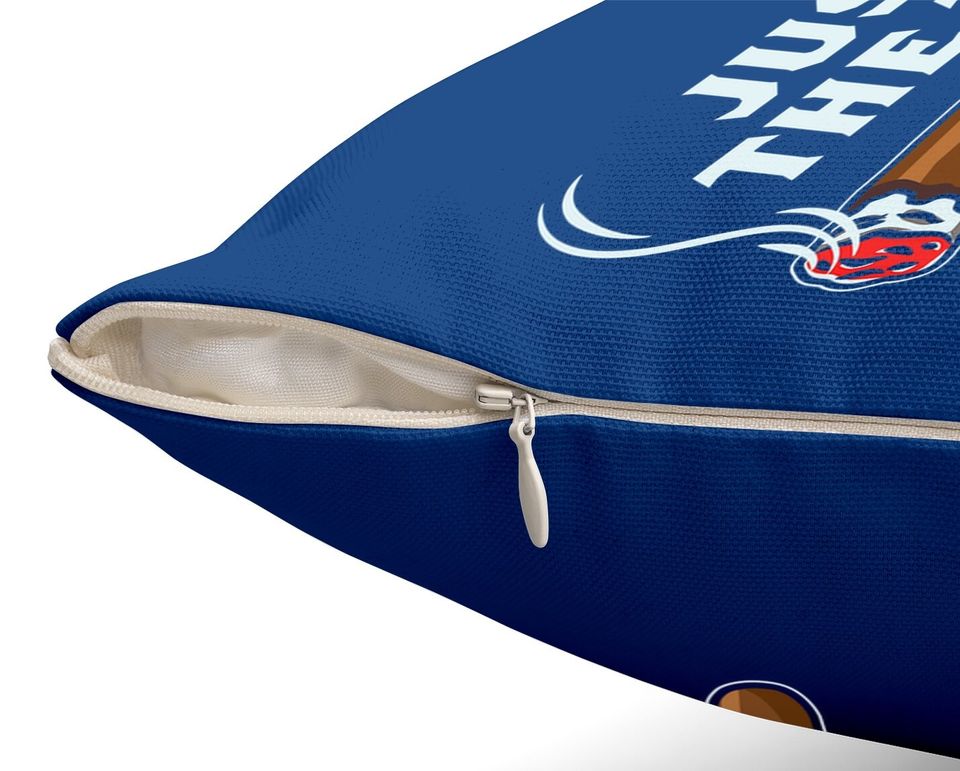 Just The Tip Cigar Smoker Throw Pillow