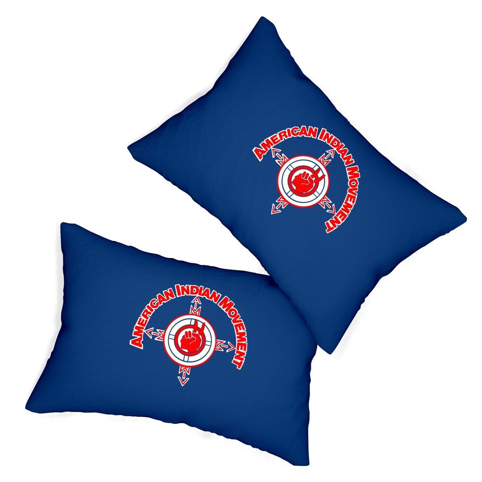 American Indian Movement Lumbar Pillow