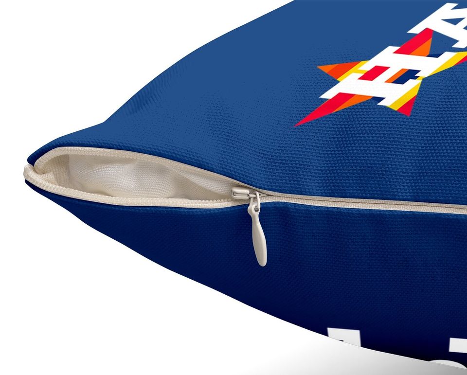 Hate Us Houston Baseball Proud Fan Graphic Throw Pillow