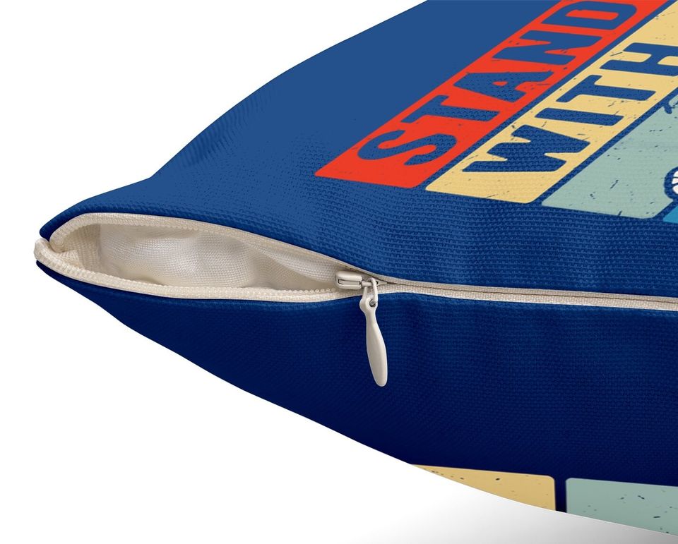 Stand With Hong Kong No China Extradition Protest Throw Pillow