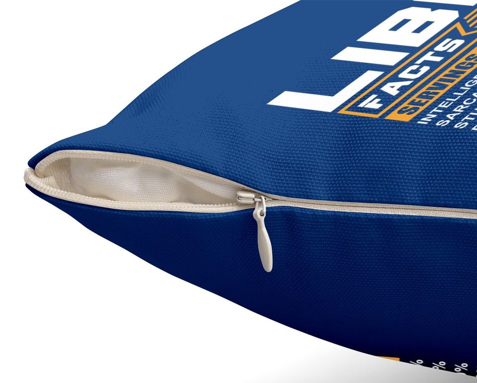 Libra Birthday Facts Throw Pillow