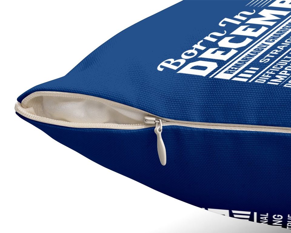 Born In December Sagittarius Throw Pillow