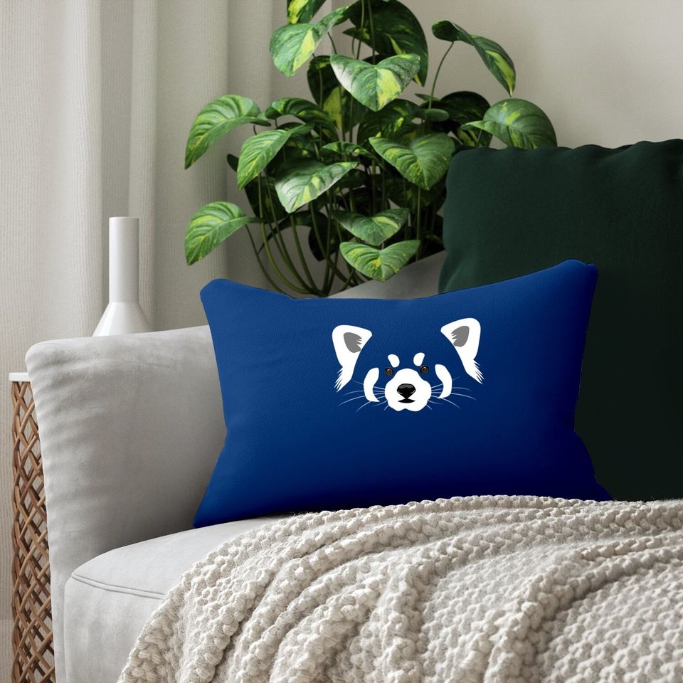 Red Panda Lumbar Pillow