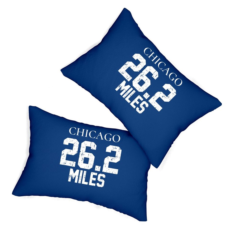 Chicago 26.2 Running Lumbar Pillow