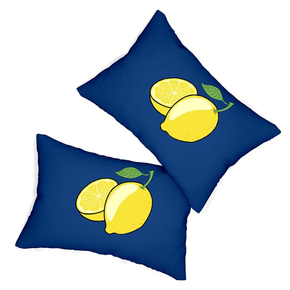 Lemon Lumbar Pillow