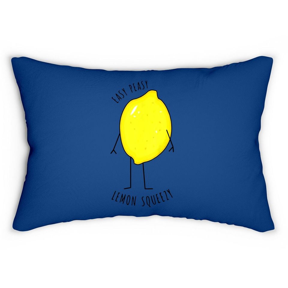 Easy Peasy Lemon Squeezy Lumbar Pillow