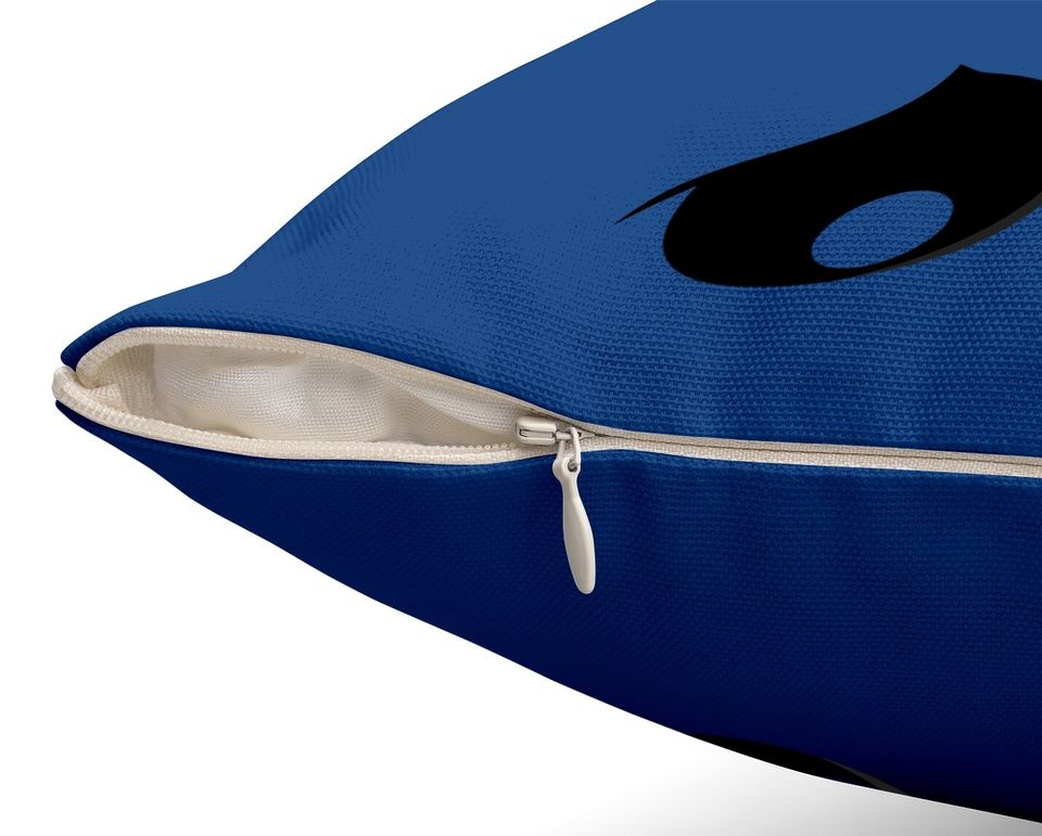 Ghost Face Halloween Throw Pillow