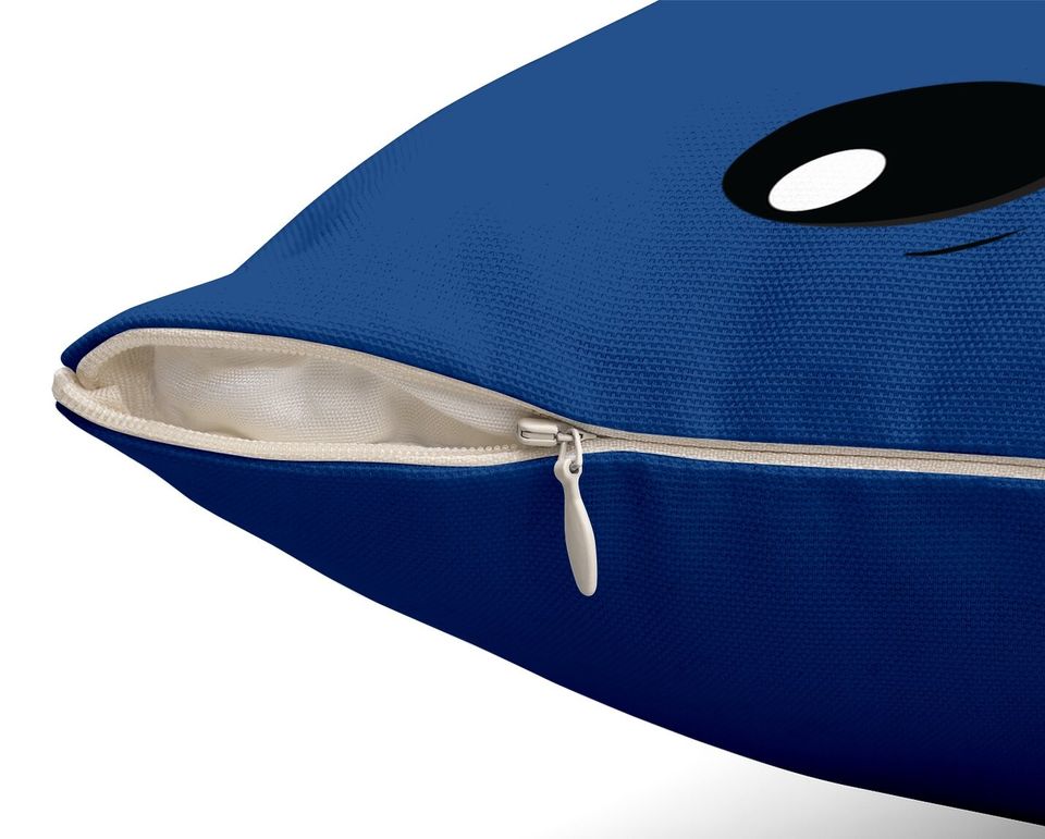 Ghost Face Halloween Throw Pillow