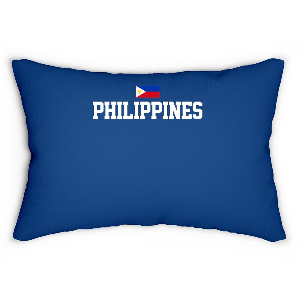 Philippines Jersey Sports Flag Lumbar Pillow