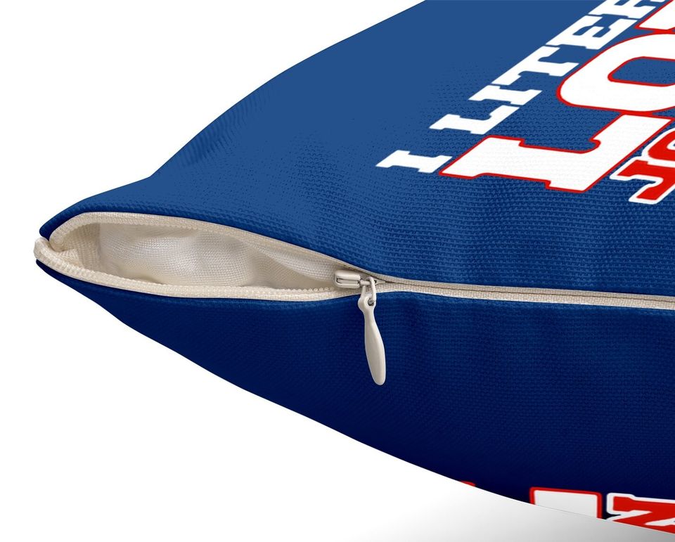 I Literally Love Josh Allen Buffalo Football Throw Pillow