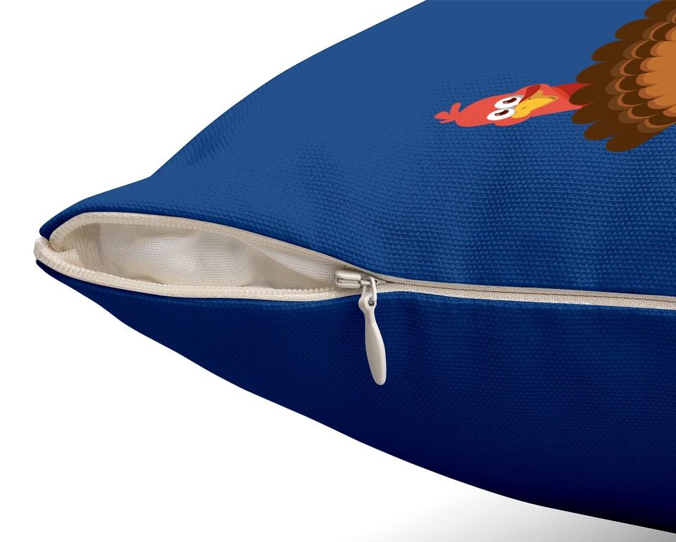 Funny Guess What Turkey Butt Thanksgiving Throw Pillow