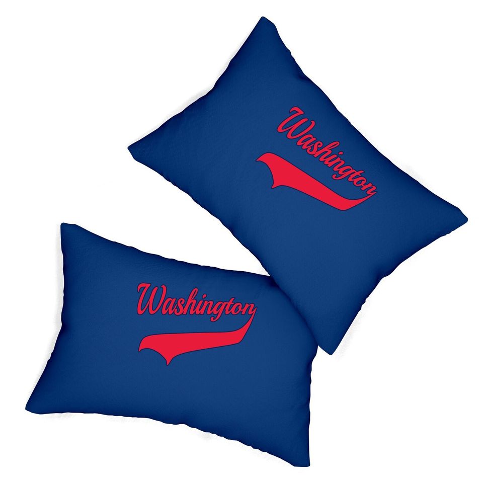 College University Style Washington National Baseball Lumbar Pillow