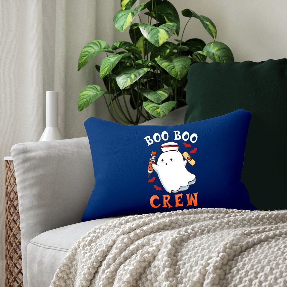 Halloween Nurse Boo Boo Crew Lumbar Pillow