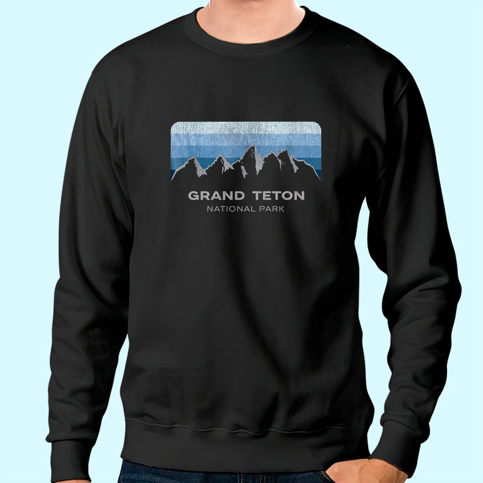 Grand Teton National Park Sweatshirt: Winter Edition
