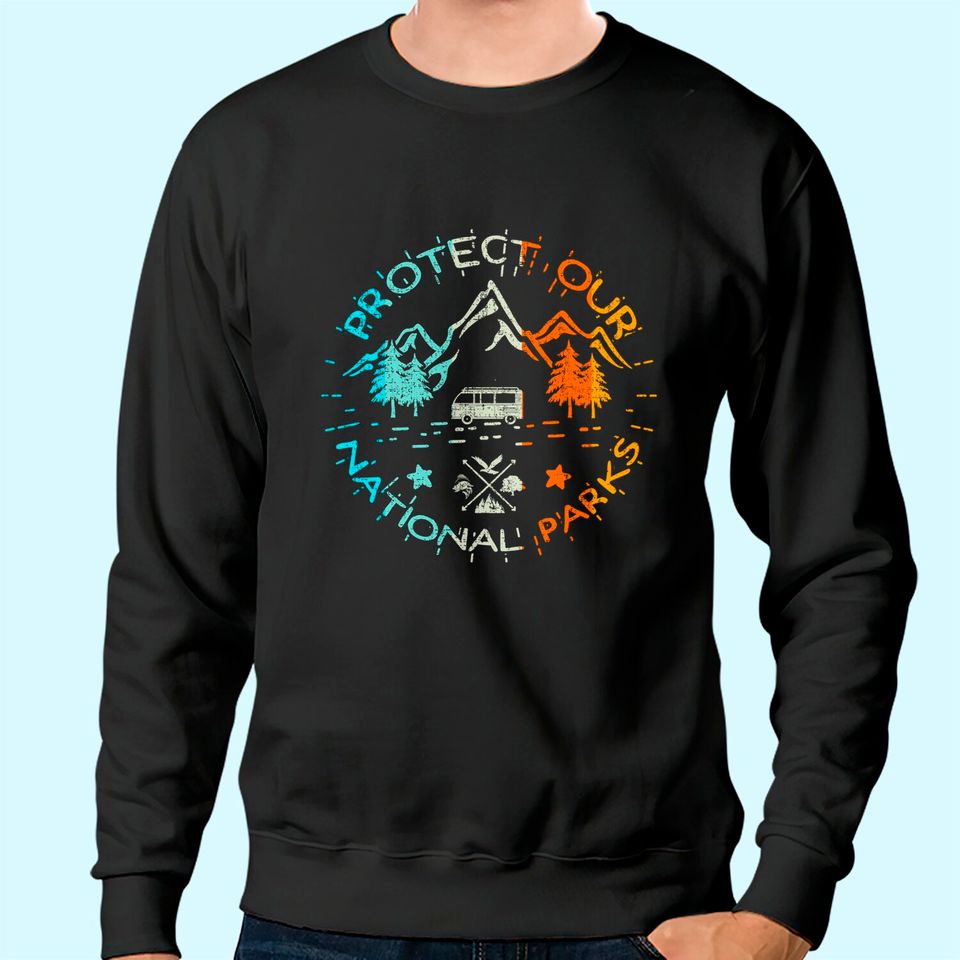Protect Our US 59 National Parks Preserve Camping Hiking Tee Sweatshirt