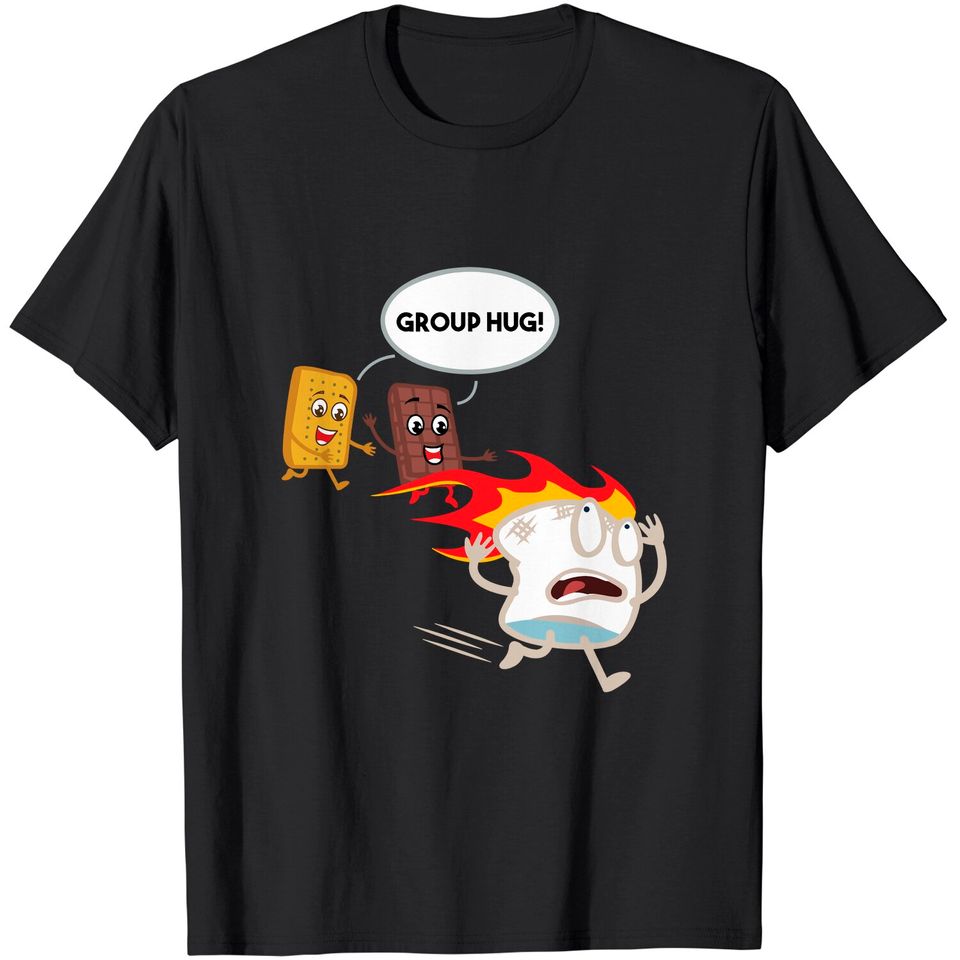 Smores S'mores Marshmallow Camping Roasting Bonfire T-Shirt