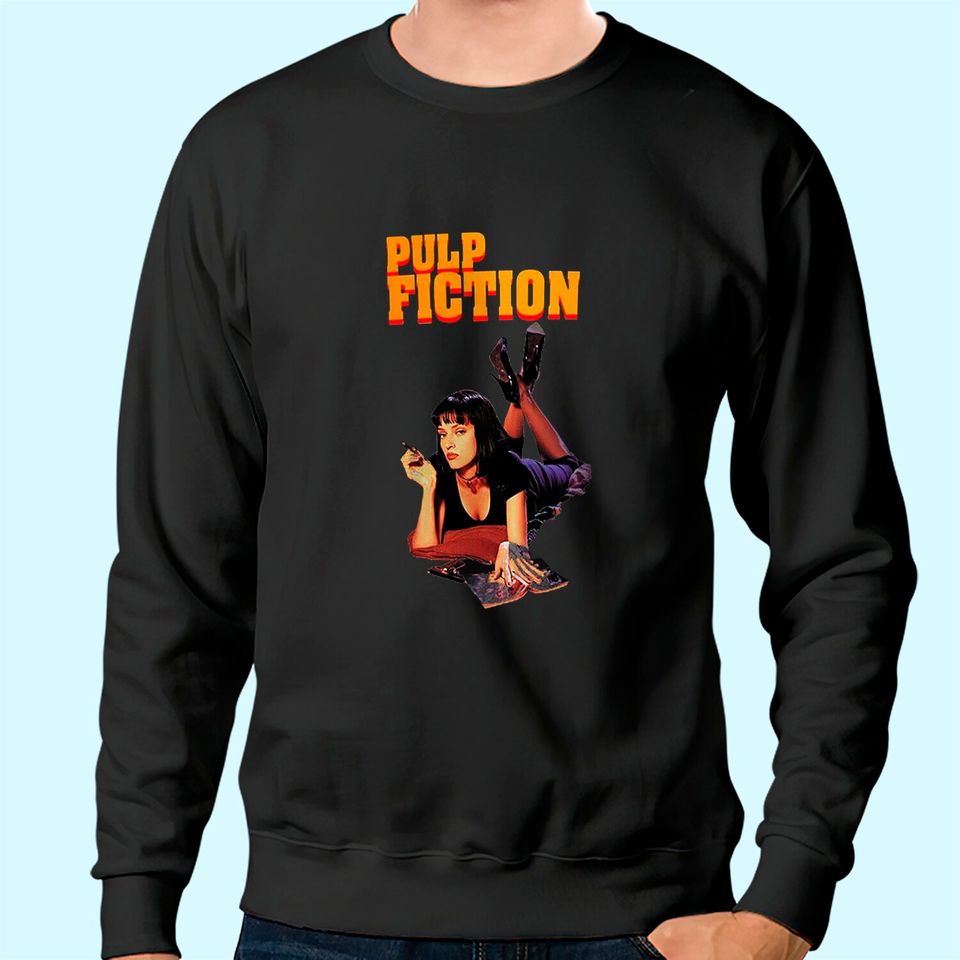 Nirvan Pulp Fiction Mia  Unisex Sweatshirt