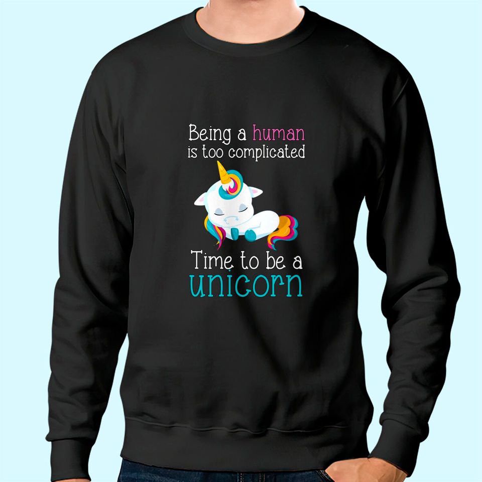 Time to Be a Unicorn Women's Plus Size Sweatshirt