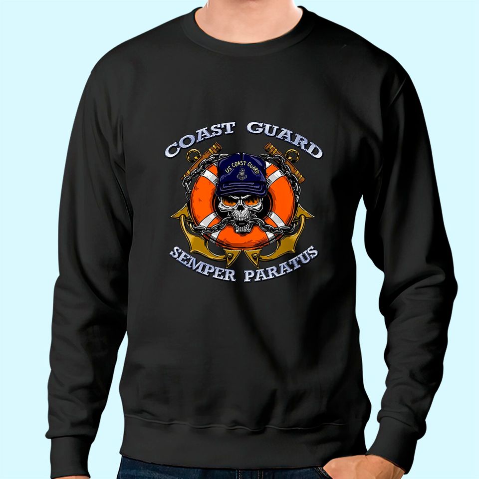 U.S. Coast Guard Sweatshirt Original USCG SEMPER PARATUS gift Sweatshirt