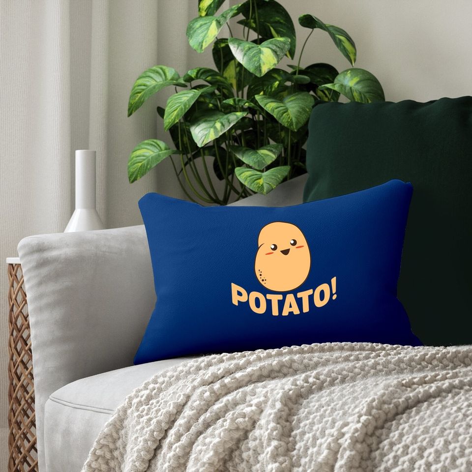 Cute Potato Smiling Lumbar Pillow Lumbar Pillow