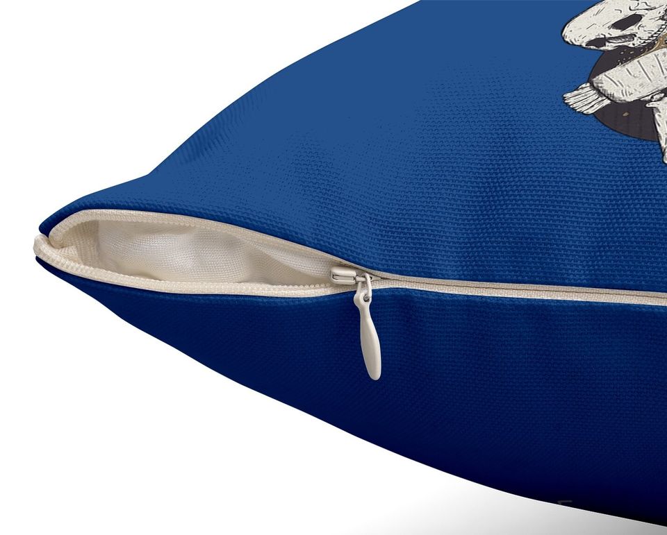 Dead Inside But Caffeinated Throw Pillow