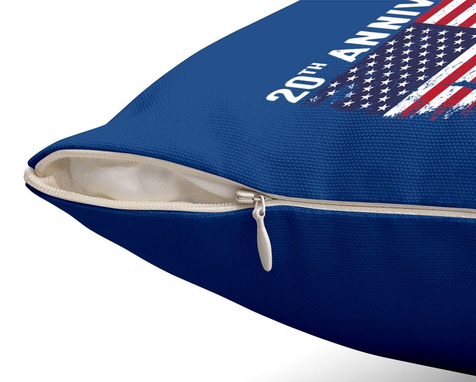 Never Forget 9/11 20th Anniversary Patriot Day 2021 Throw Pillow